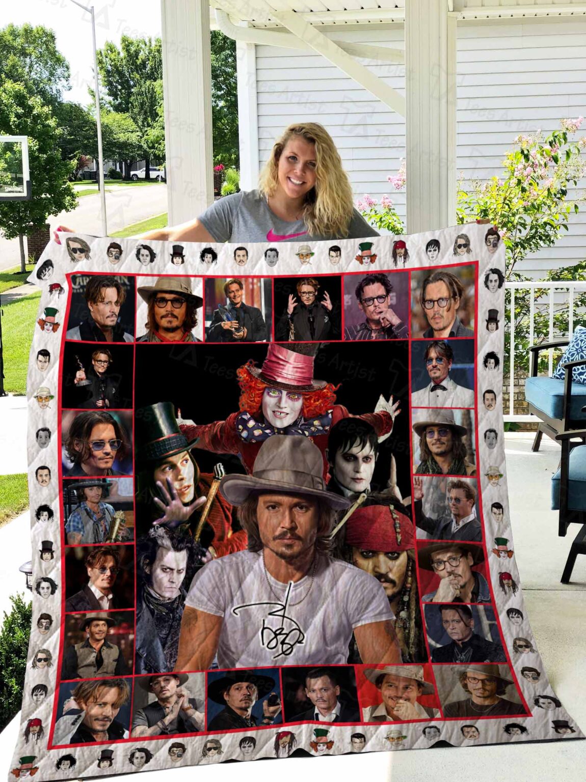 Johnny Depp 6A Quilt 1 Johnny Depp 6A Quilt