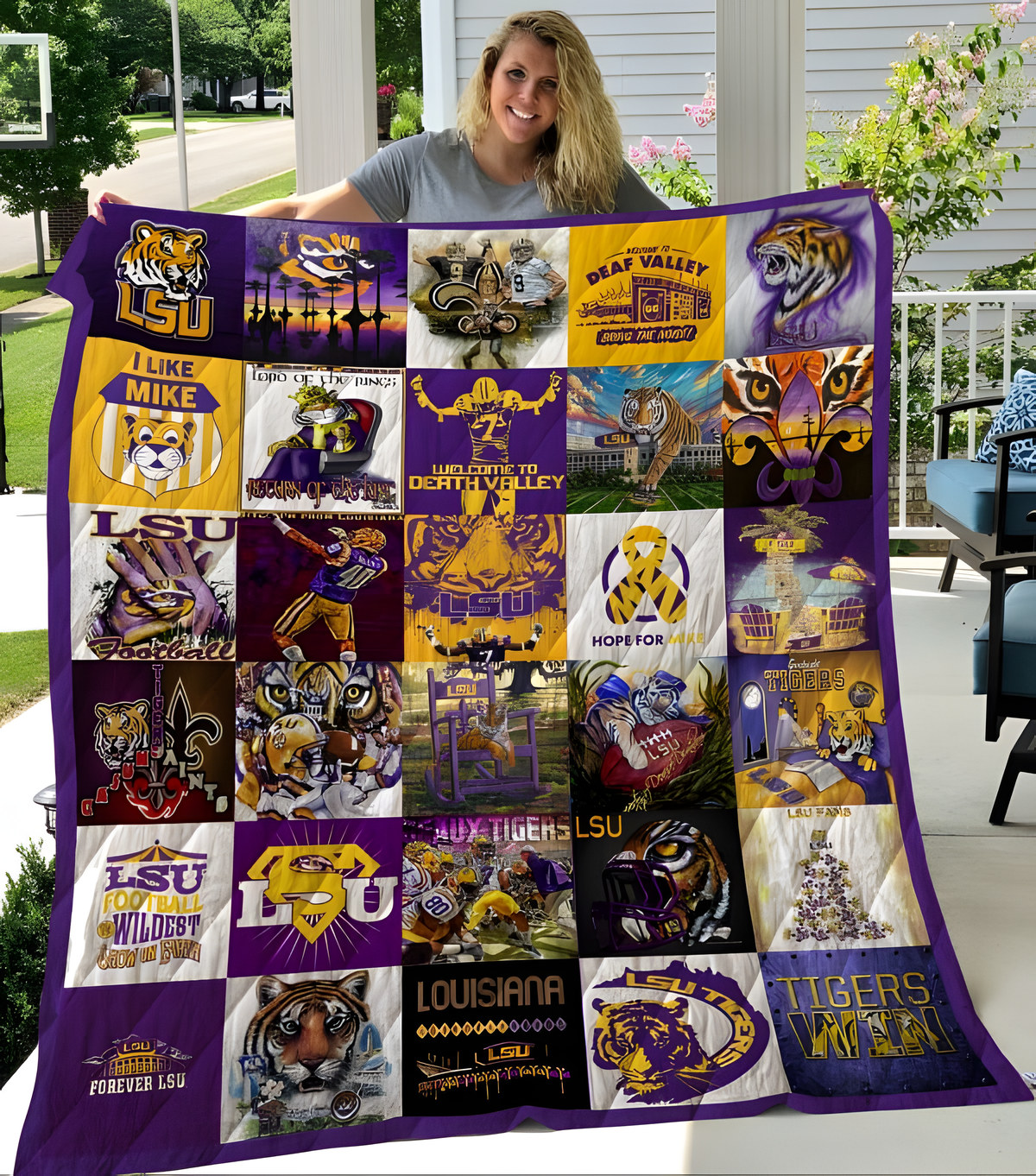 Lsu Tigers Lover Quilt