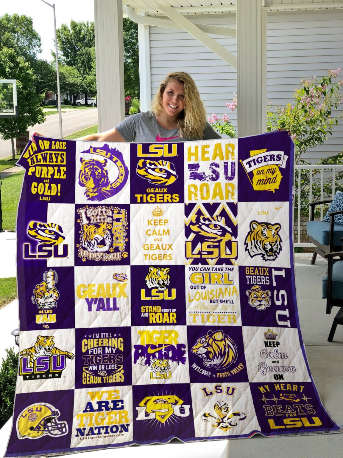 Lsu Tigers Quilt 1 Lsu Tigers Quilt