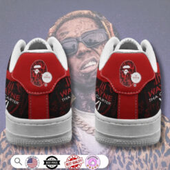 Alternative view of Lil Wayne Air Force Shoes b22