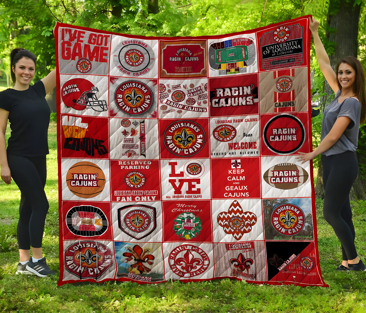 Louisiana Ragin Cajun Lover Quilt