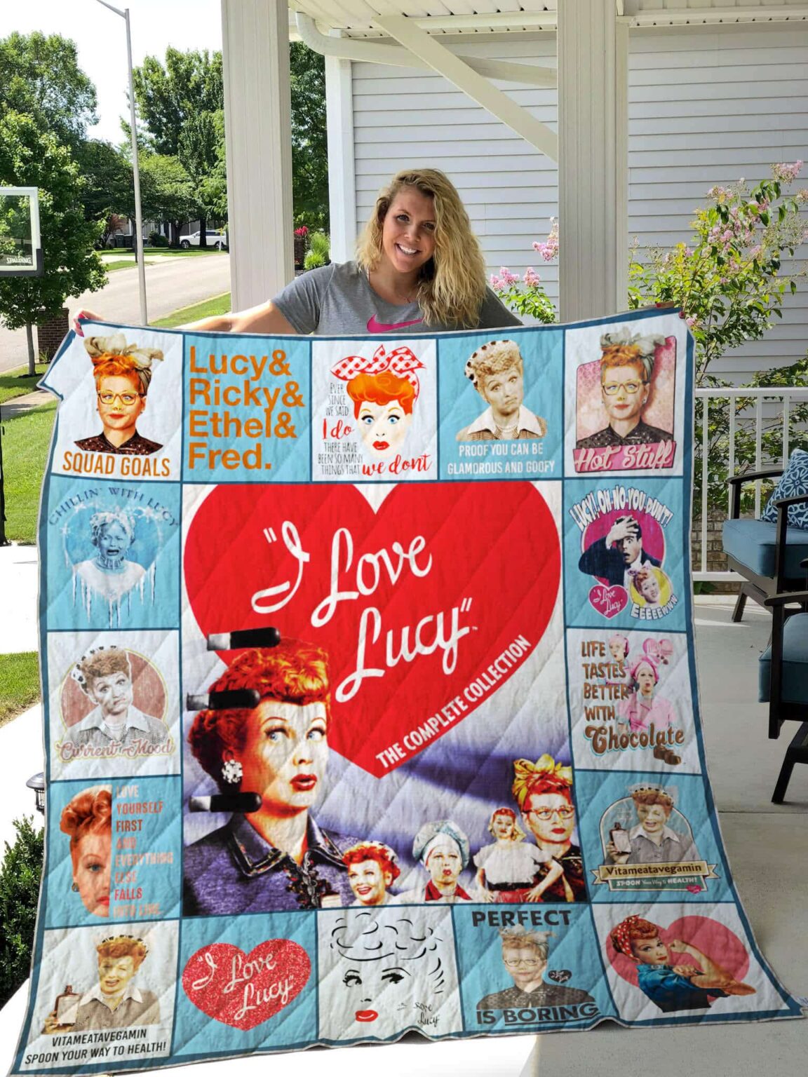 I Love Lucy Show Quilt 1 I Love Lucy Show Quilt