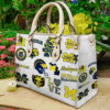 Michigan Wolverines Leather Handbag