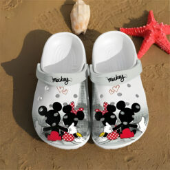 Mickey Love Minnie Disney Soft Clogs 03