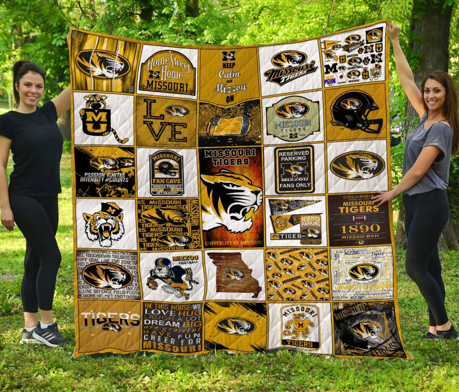 Missouri Tigers Football Quilt 1 Missouri Tigers Football Quilt