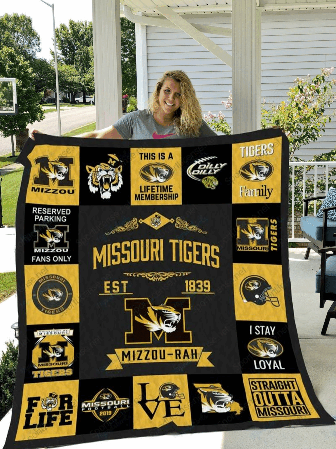 Missouri Tigers Quilt 1 Missouri Tigers Quilt