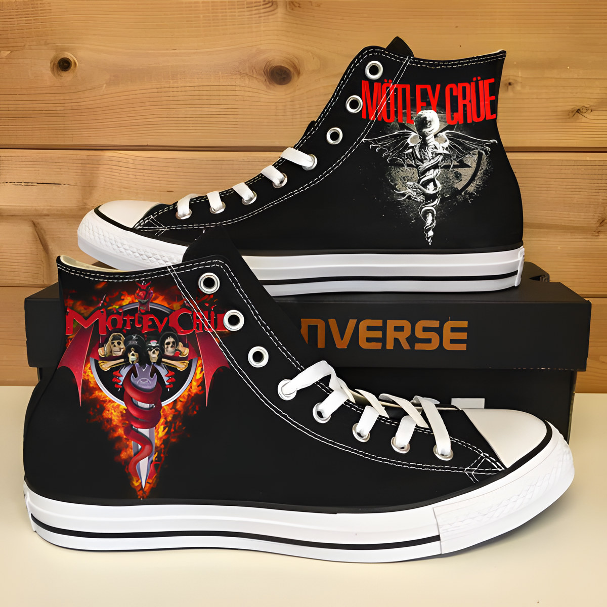 Motley Crue High Top Shoes