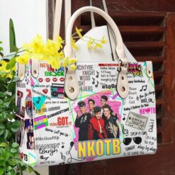 Nkotb Leather Handbag