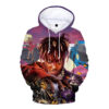 Juice Wrld Zip Hoodie 3D