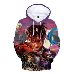 Juice Wrld Zip Hoodie 3D