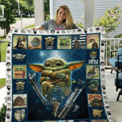 Baby Yoda Lover Quilt
