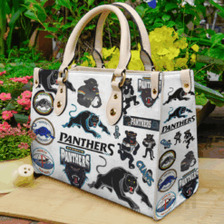 Penrith Panthers Leather Handbag