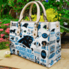Carolina Panthers Leather Handbag