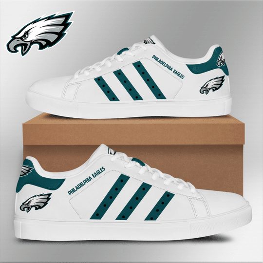 Philadelphia Eagles Stan Smith Shoes 1 Philadelphia Eagles Stan Smith Shoes