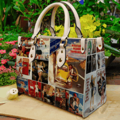 Pin-ups Leather Handbag