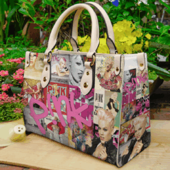 P!Nk Leather Handbag