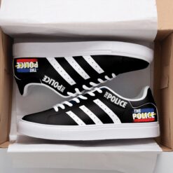 The Police Black Stan Smith Shoes
