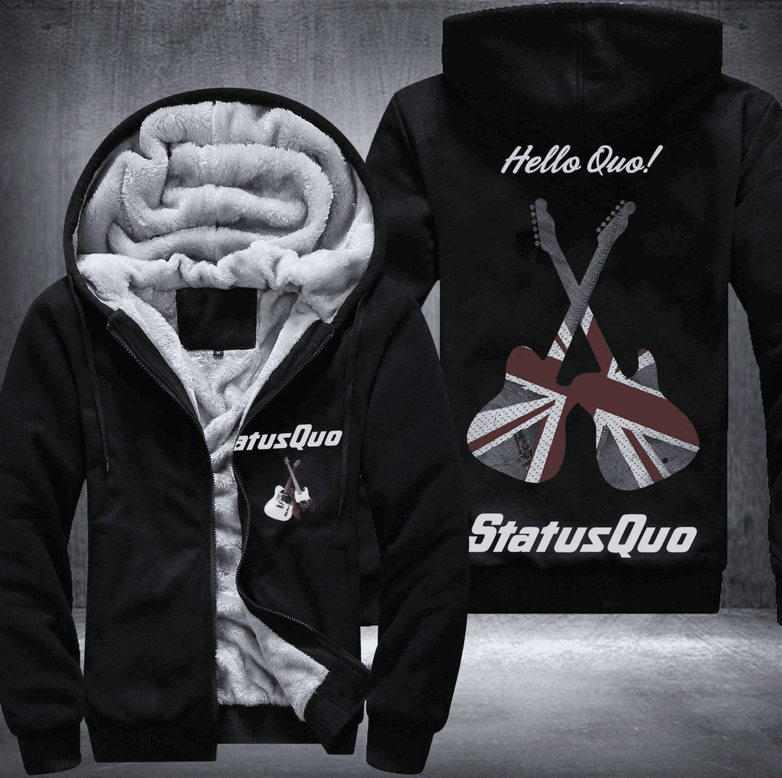 Status Quo Lover Fleece Jacket 1 Status Quo Lover Fleece Jacket