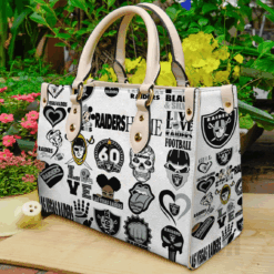 Las Vegas Raiders Lover Leather Handbag