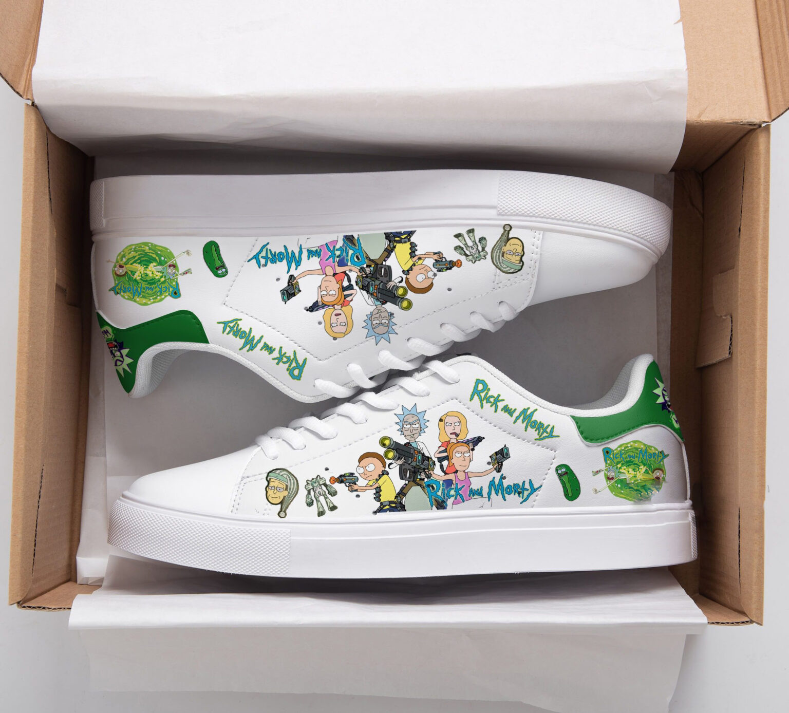 Rick And Morty Stan Smith Shoes 1 Rick And Morty Stan Smith Shoes