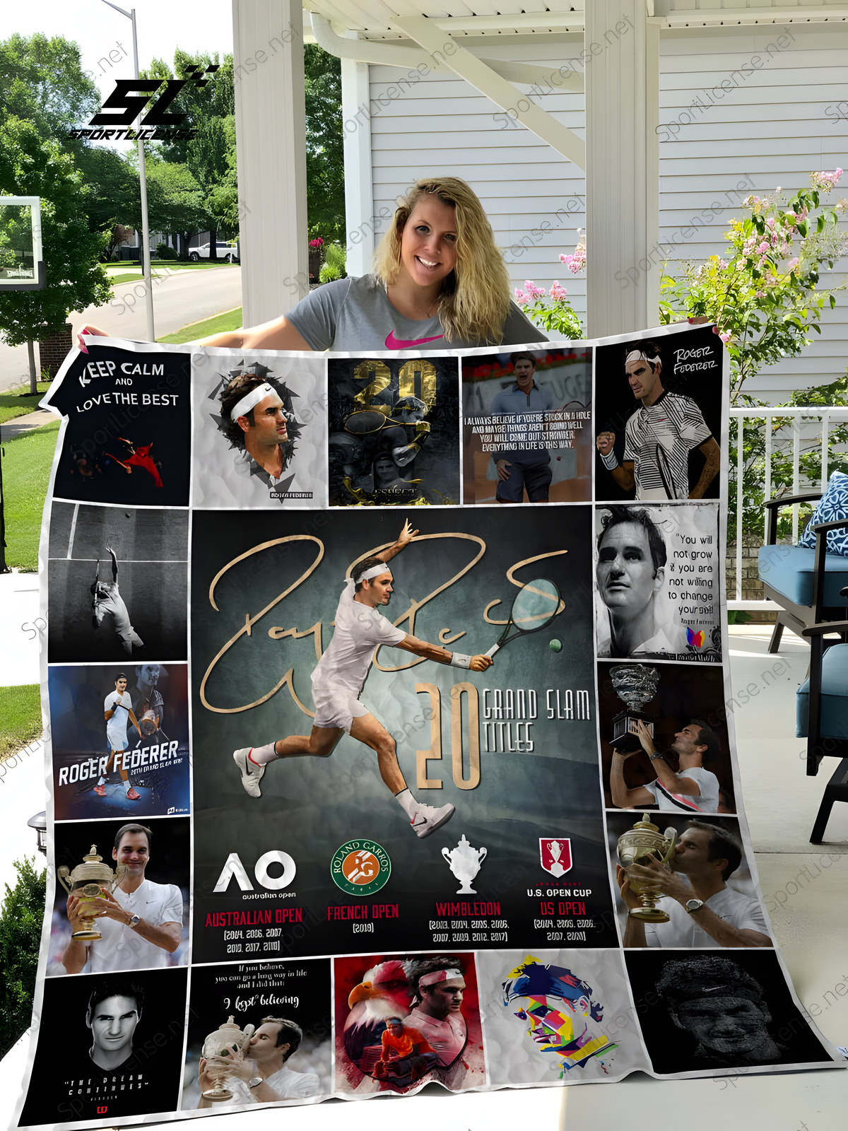 Roger Federer Quilt