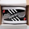 The Rolling Stones Black Stan Smith Shoes