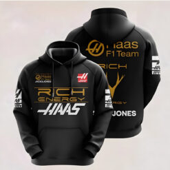 Haas F 1 Zip Hoodie 3D