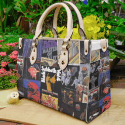 Black Sab Bath Hand Leather Handbag
