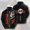 San Francisco Giants A 11 Zip Hoodie 3D