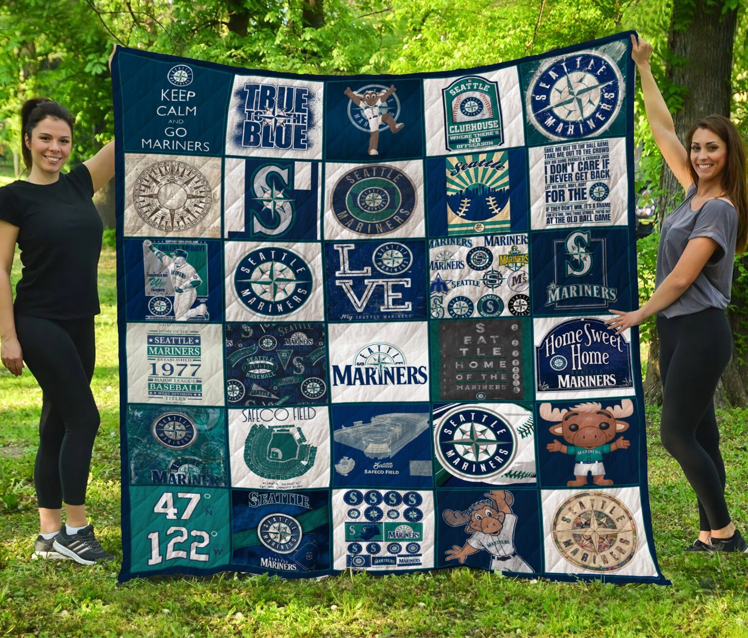 Seattle Mariners Quilt 1 Seattle Mariners Quilt
