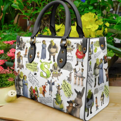 Shrek Black Leather Handbag