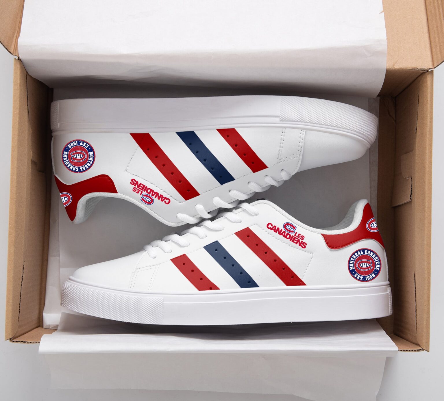 Montreal Canadiens Stan Smith Shoes 1 Montreal Canadiens Stan Smith Shoes