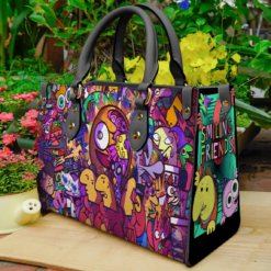 Smiling Friends Leather Handbag