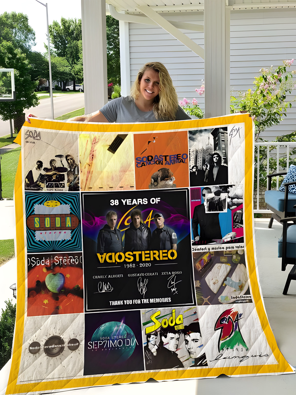 Soda Stereo Quilt