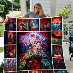 Stranger Things Show Tv Quilt