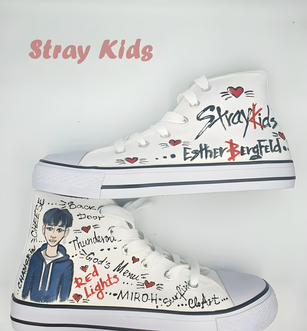 Stray Kids High Top Shoes