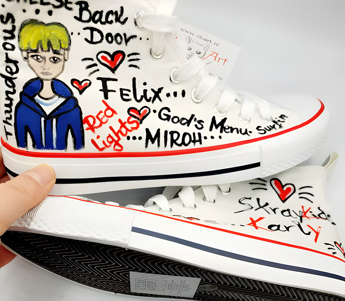 Stray Kids 1 High Top Shoes