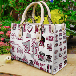 Texas Southern Tigers Leather Handbag