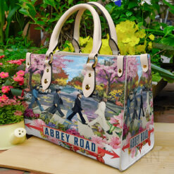 The Beatles 2 Lover Leather Handbag