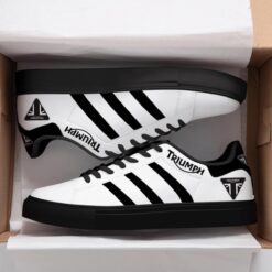 Triumph Black Stan Smith Shoes
