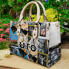 Ufo Band Leather Handbag