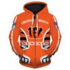 Chicago Bears 1G Zip Hoodie 3D