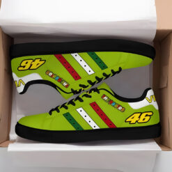 Valentino Rossi 46 Black Stan Smith Shoes