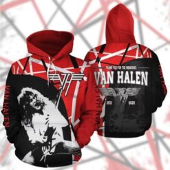 Van Halen Zip Hoodie 3D