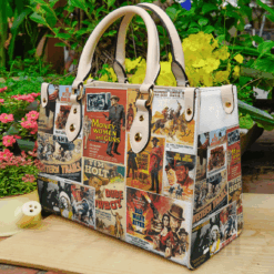 Western Movies Leather Handbag