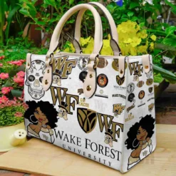 Wake Forest Demon Leather Handbag
