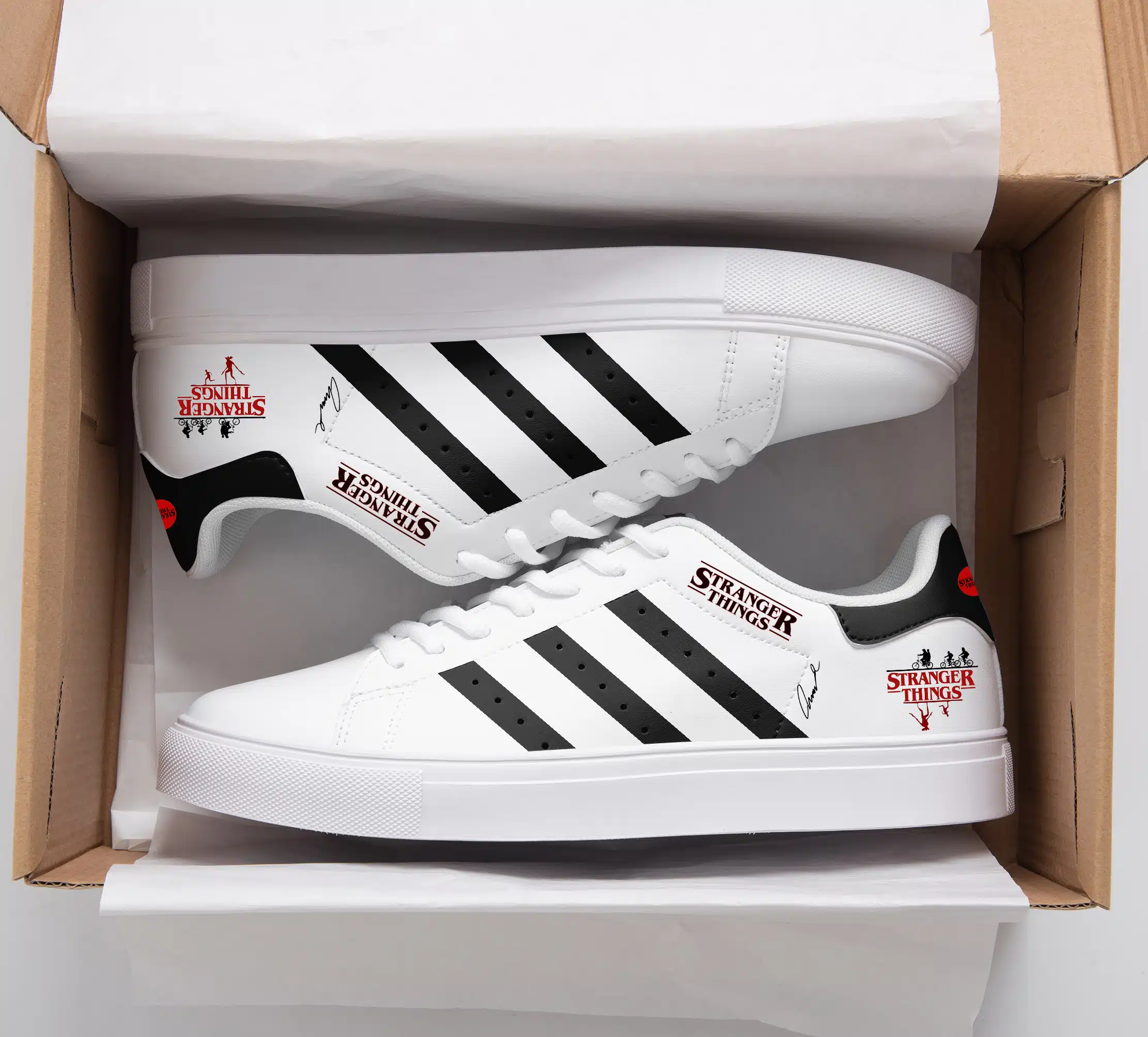 Stranger Things Stan Smith Shoes 1 Stranger Things Stan Smith Shoes