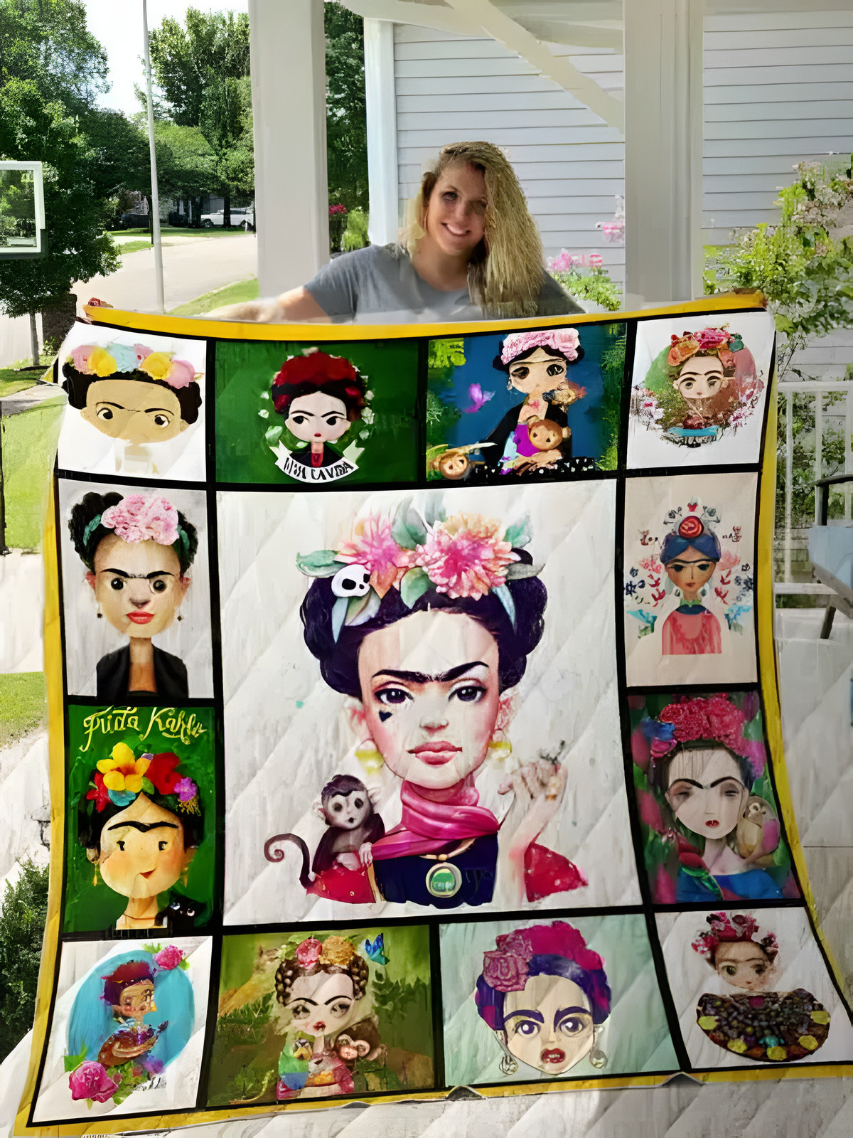 Frida Kahlo 3 Quilt