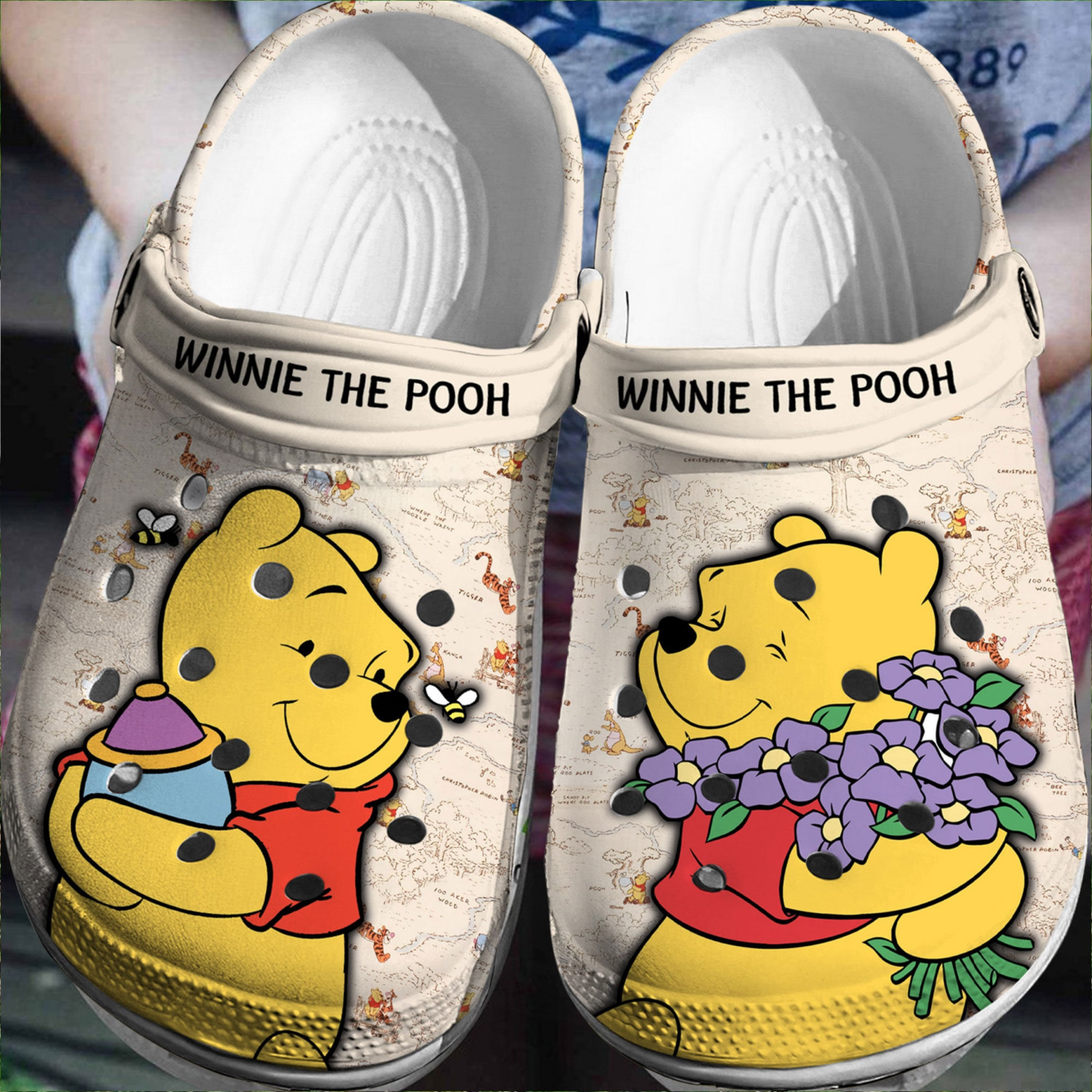Winnie The Pooh Lover Soft Clogs 1 Winnie The Pooh Lover Soft Clogs
