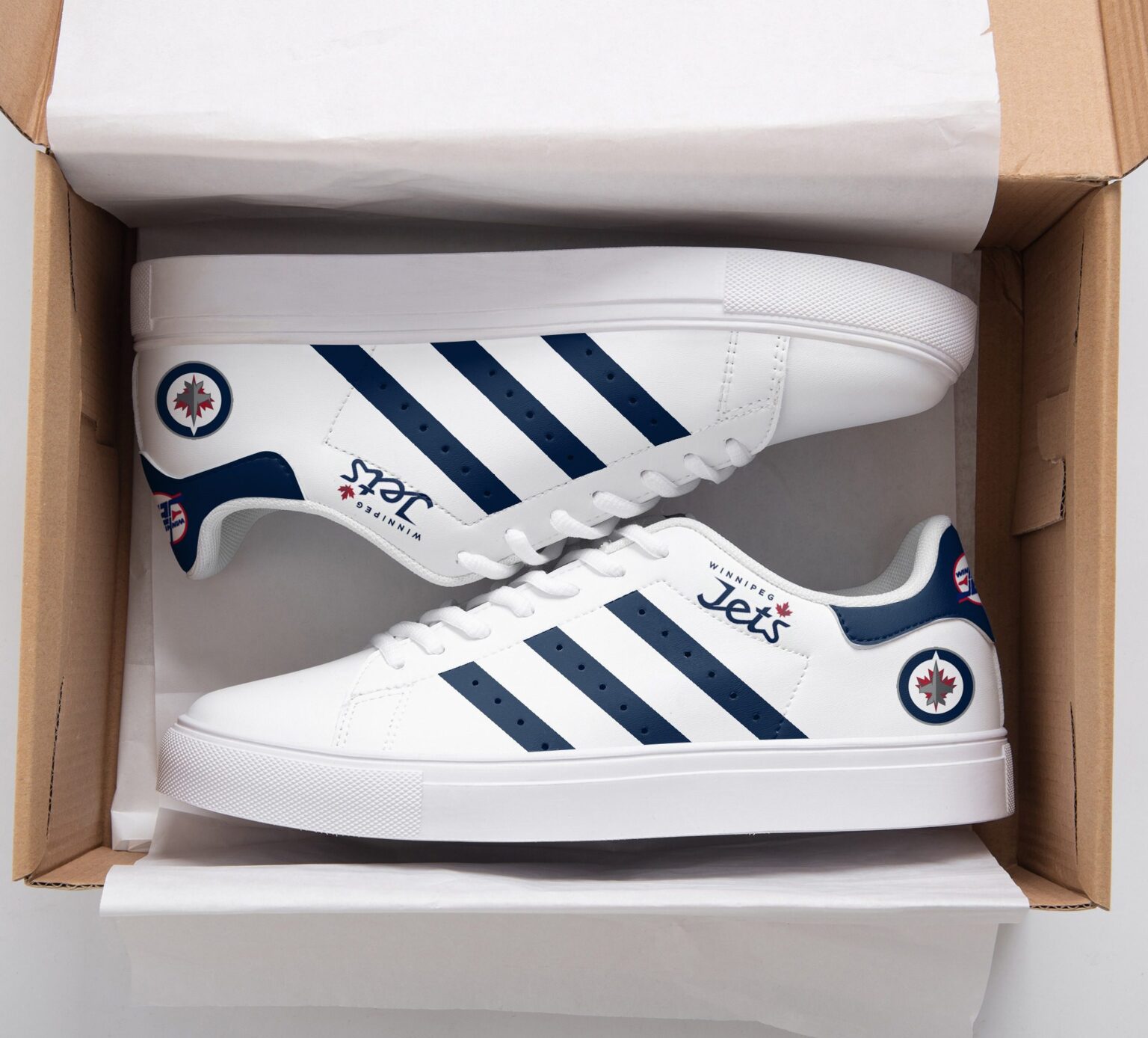 Winnipeg Jets Stan Smith Shoes 1 Winnipeg Jets Stan Smith Shoes
